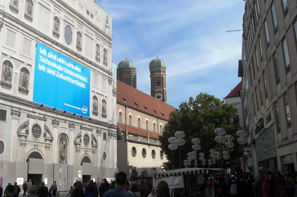 Munich - The Frauenkirche, the symbol of the Munich